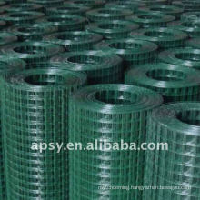 PVC coated metal welded mesh fence panels